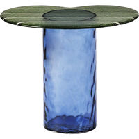 Striche Side Table Mint Green / Blue