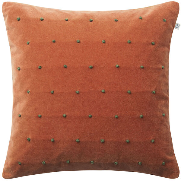 Roma Tyynynpäällinen Terracotta/Forest Green 50x50 cm
