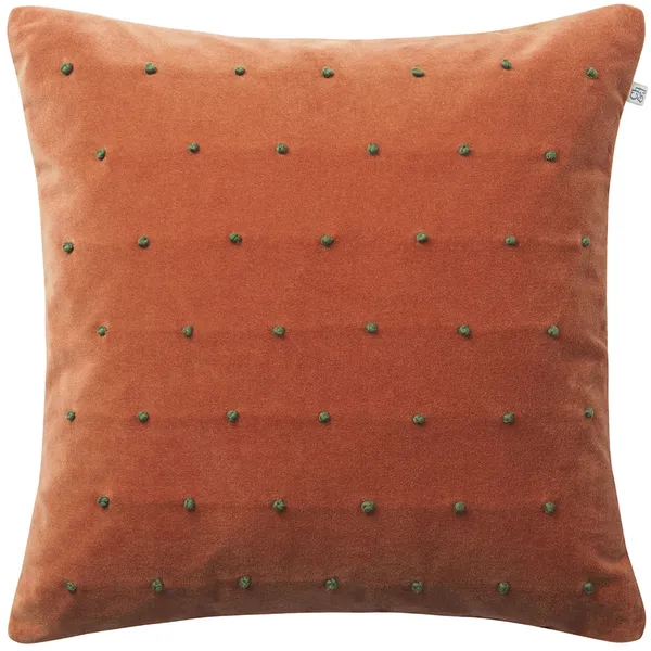 Roma Tyynynpäällinen Terracotta/Forest Green 50x50 cm