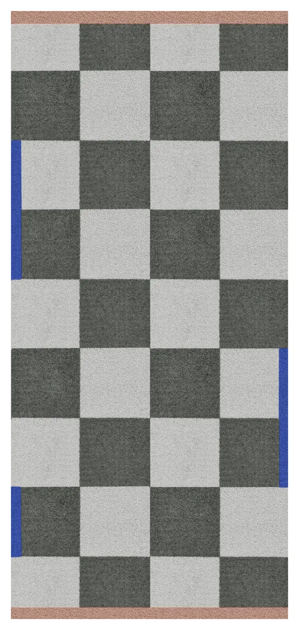 Square Muovimatto 70x150 cm Oliivinvihreä