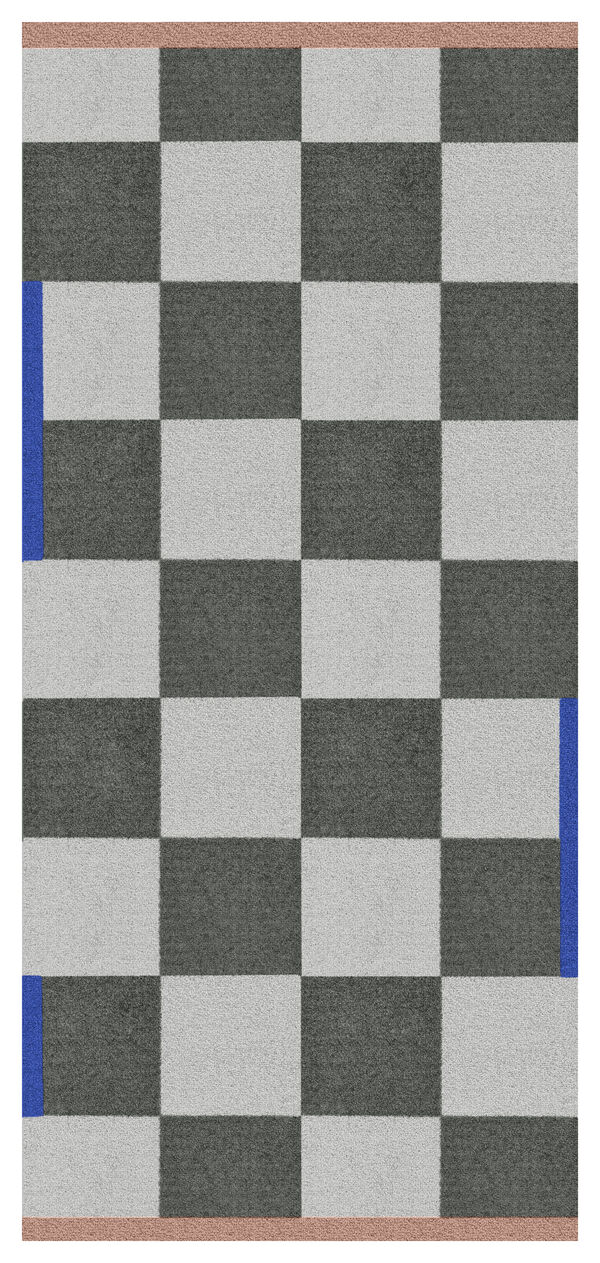 Square Muovimatto 70x150 cm Oliivinvihreä