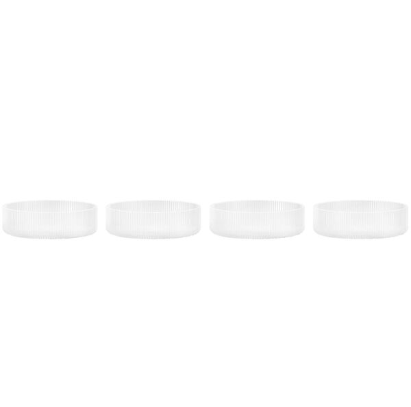 Ripple Serveringsskål 4-pk Frosted