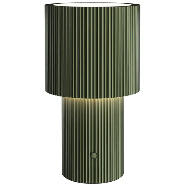 Iluma Bordlampe Bærbar Olivengrønn