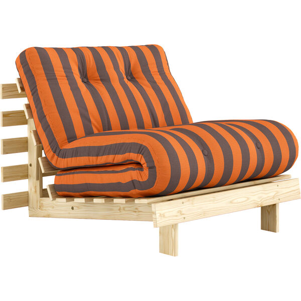 Roots Sovesofa 90x200 cm Oransje / Brun
