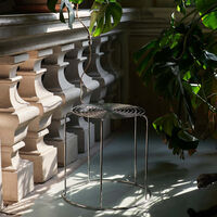 Wire Stool Rustfritt Stål