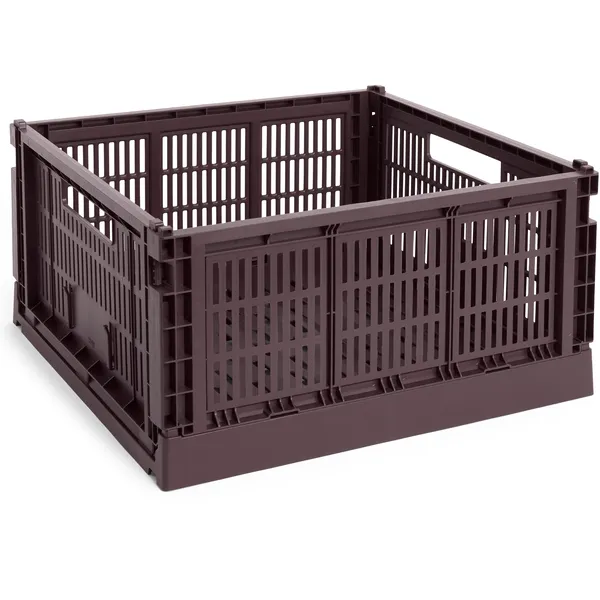 Colour Crate Large Square Oppbevaring Bordeaux