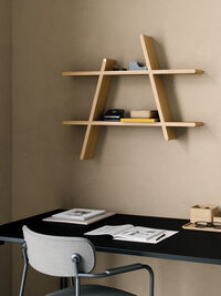 A-Shelf Vegghylle L Oljet Eik
