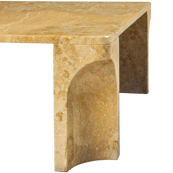Doric Salongbord 80x80 cm Honey Amber