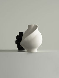 Pirout 02 Vase 42 cm Raw White