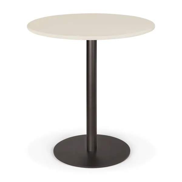 Blend Bord Ø70 cm Mörk Brons / Microcement Off-white
