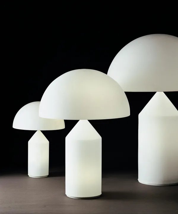 Atollo 235 Bordlampe 70 cm Opal