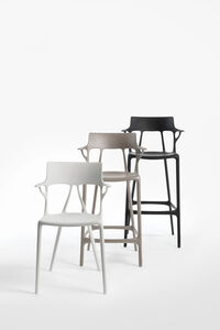 A.I. Barstol Resirkulert 75 cm Svart