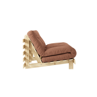 Roots 140 Sovesofa Med Madrass Raw / Clay Brown