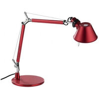 Tolomeo Micro Bordlampe Anodisert Rød