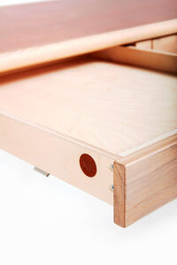 Höllviken Desk White Pigmented Oak