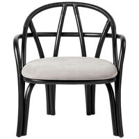 Bistra Loungestol Ebony / Fustagno 001