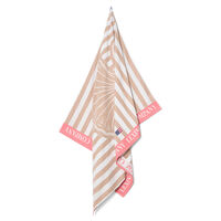 Strandhåndkle Rosa / Beige
