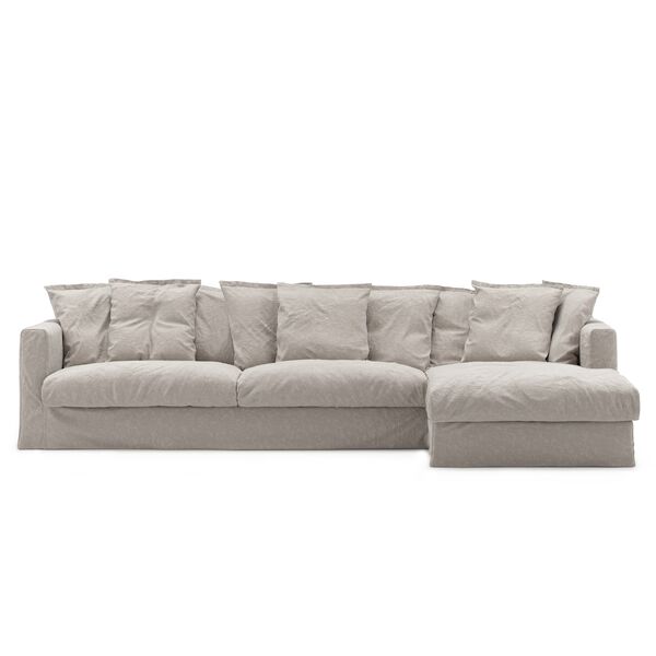 Le Grand Air 3-Sitssoffa Linne Divan Höger Future Grey