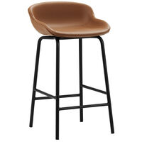 Hyg Barstol 65 cm Brandy Læder / Sort