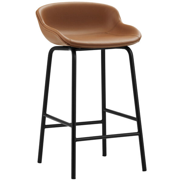 Hyg Barstol 65 cm Brandy Läder / Svart