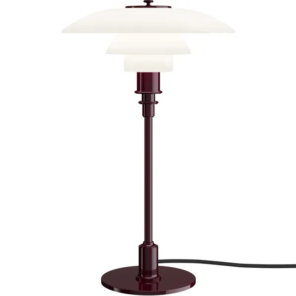 PH 3/2 Bordslampa Glossy Burgundy