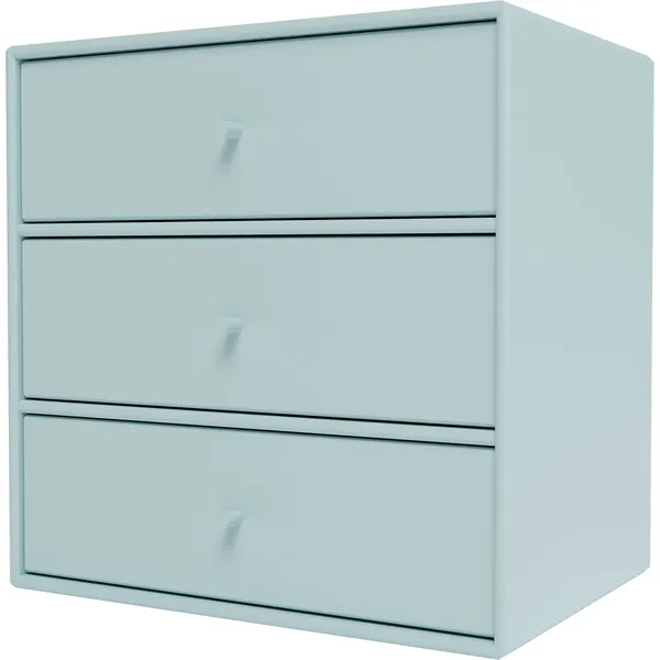 Mini 1007 Hylla Med Tre Lådor Flint