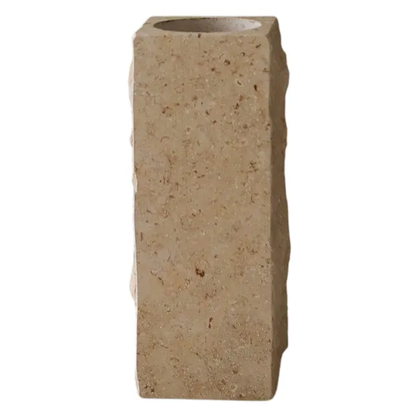 Edge Vase Medium Limestone