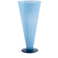 Conical Vase Large Petrol Blue / Dark Blue