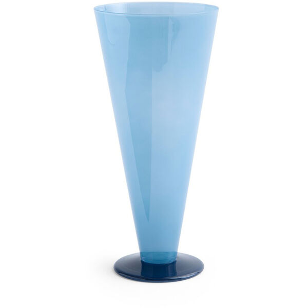 Conical Vase Large Petrol Blue / Dark Blue