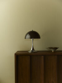 Panthella 250 Bordlampe Bærbar Original Opal Brown
