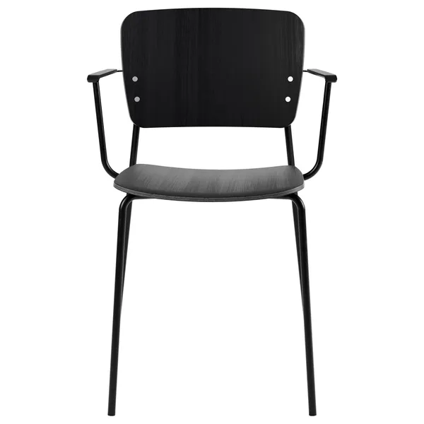 Mono Black Meta/armrests/ Stained Oak Black