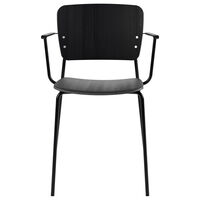 Mono Black Meta/armrests/ Stained Oak Black