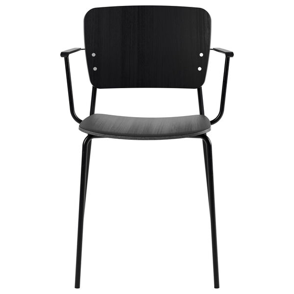 Mono Black Meta/armrests/ Stained Oak Black