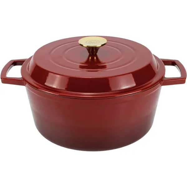 Gjutjärnsgryta 5 L Glossy Red
