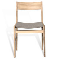 Siza Stol Hvid Pigmenteret Eg / Beige