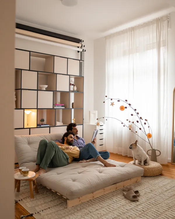 Roots 140 Sovesofa Med Madras Raw / Beige