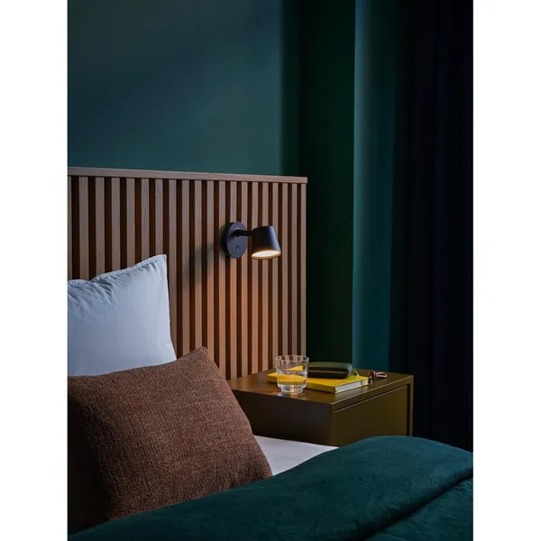 Tip Vägglampa Svart