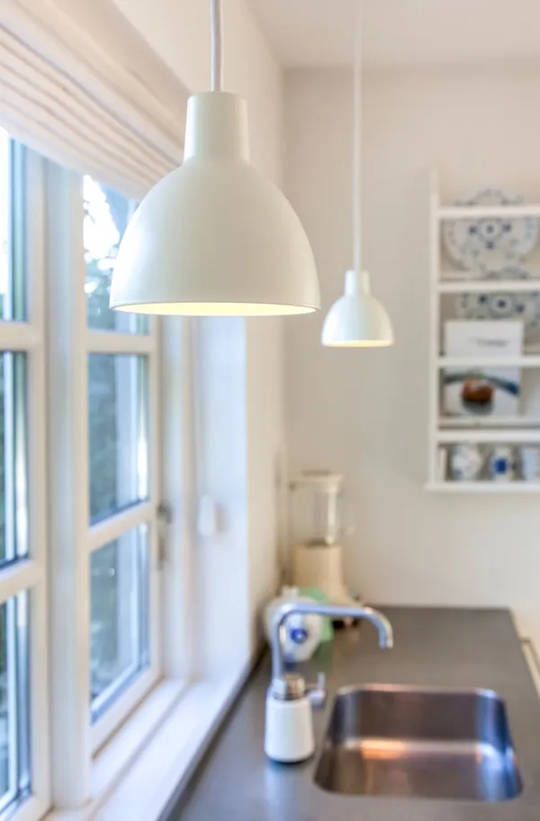 Toldbod Pendel 17 cm Vit