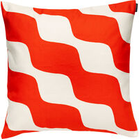Taifuuni Kuddfodral 50x50 cm Off-White / Orange Red