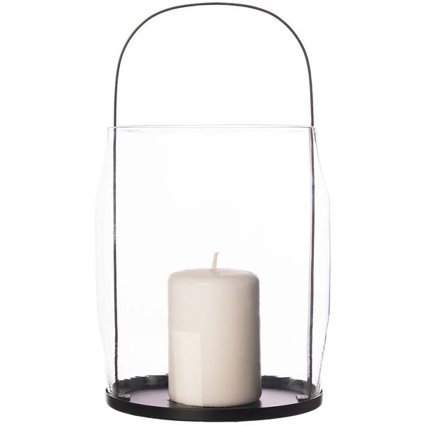 Lysestage H30 cm Sort