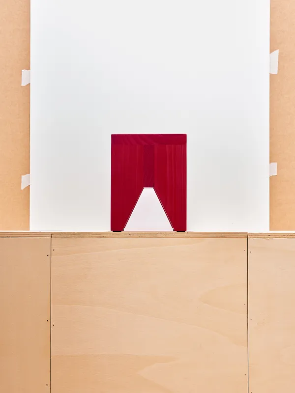 Manolito Stool Short Red