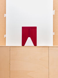 Manolito Stool Short Red