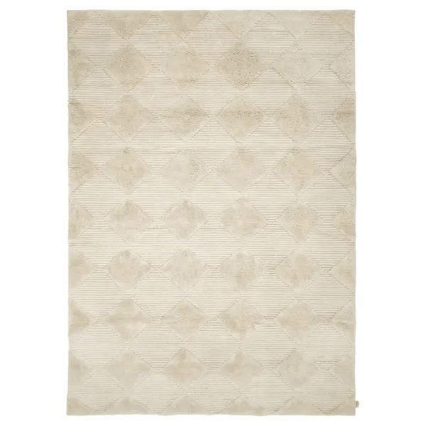 Berber Uldgulvtæppe 200x300 cm Ivory