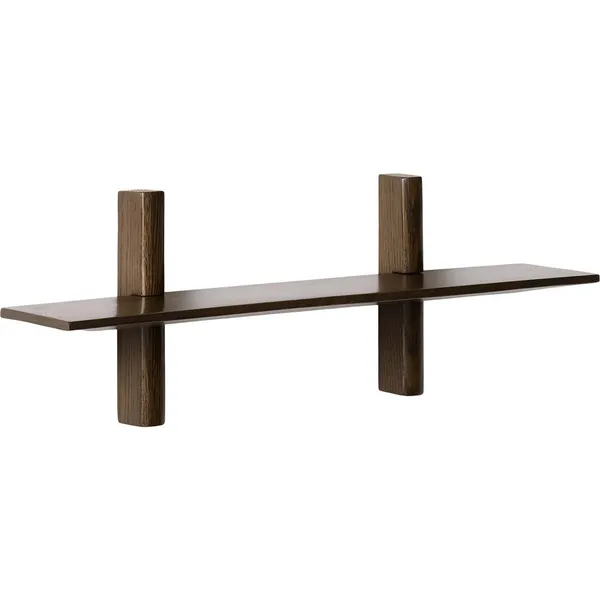 Noir Hylla Enkel 50 cm Mörkbetsad