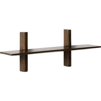 Noir Hylla Enkel 50 cm Mörkbetsad