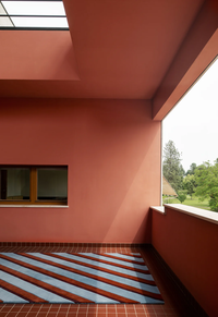 Teklan Diagonal Uldgulvtæppe 250x350 cm Sky