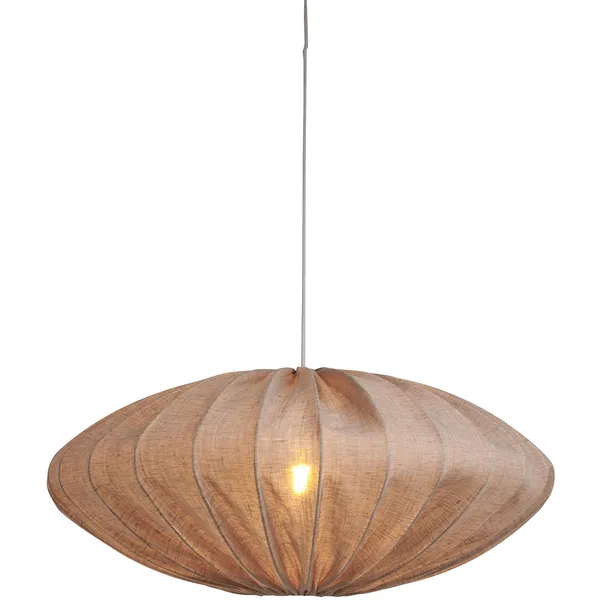 Ellipse 80 Lampunvarjostin Pellava Hiekanvärinen