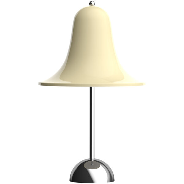 Pantop Bordlampe Bærbar Ø18 Krom / Cream White