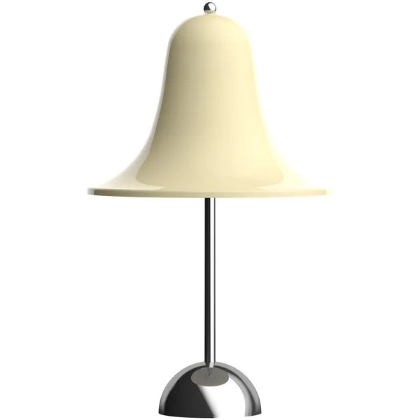 Pantop Bordlampe Bærbar Ø18 Krom / Cream White