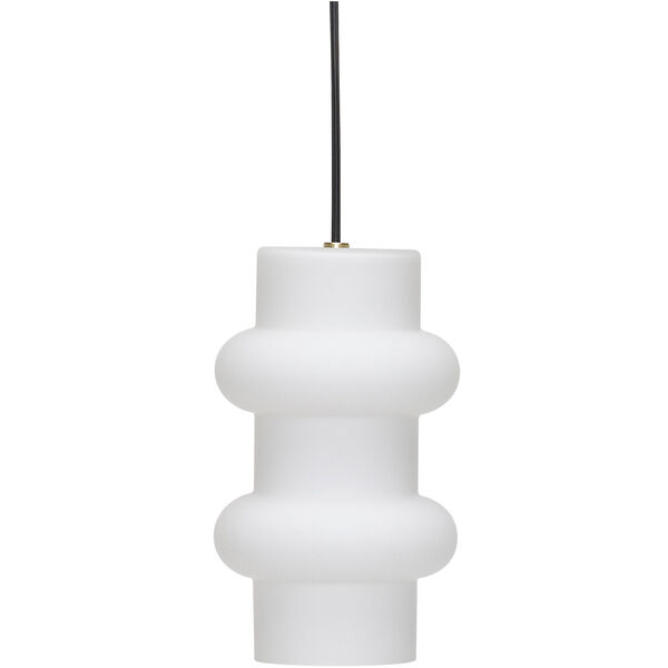 Pilule Double Pendant Matte White